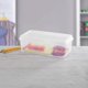 thumbnail image 5 of Caja de almacenamiento Sterilite rectangular con tapa abatible, paquete de 6 unidades, 4,5 L, transparente, 5 of 9