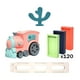 thumbnail image 5 of Tren De Colocación Automático, Regalo Para Niños, Juguetes Educativos Para Niños Pequeños, Rosa Con 120 Uds., 5 of 5