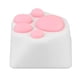 thumbnail image 3 of Tapas De Teclas De Teclado De Almohadilla De Patas De Gato De Gatito De Silicona ABS Personalizadas Blanco, 3 of 5