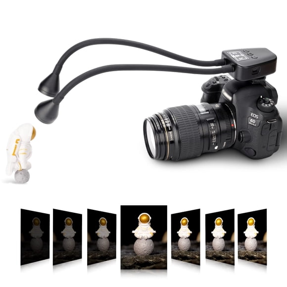 Lámpara de brazo macro JJC LED-ARM2 de 10 niveles de brillo CRI 95+ 5600 K