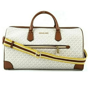 Cartera Michael Kors Travel Large Duffle Bag In Pvc Signature Vanila