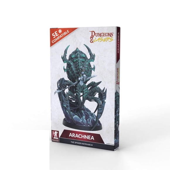 Miniatura Dungeons & Lasers Arachnea modelo de 90 mm