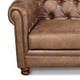 thumbnail image 2 of Sofa Florencia 1C Cuero Colorado Caramelo, 2 of 4