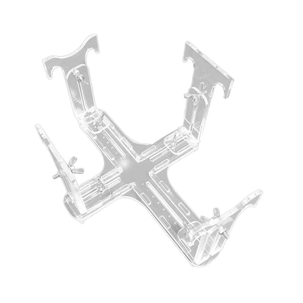 Estante Para Pintar Con Aerosol Para Modelos De Aviones, Base Transparente Para Exhibición De Modelos De Pasatiempos Para Oficina, 25,5 Cm X 18,5 Cm