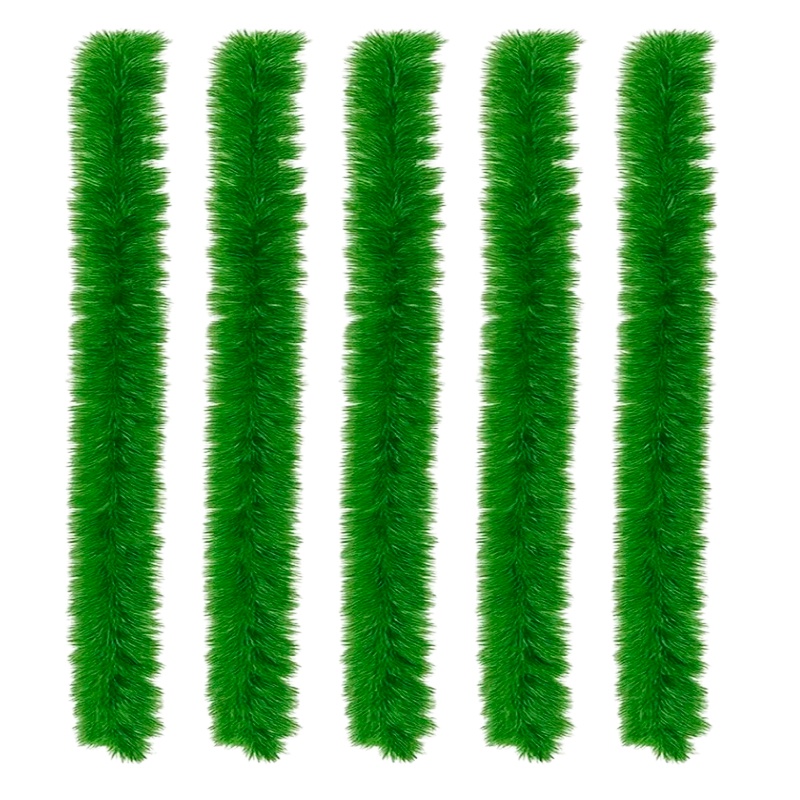 Wakeshome - Pack 5 Und Guirnalda Navideña 2Mts Decoracion De Navidad Tradicional