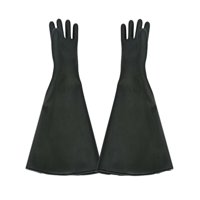 Magideal - Guantes Para Chorro De Arena, Guantes Para Chorro De Arena, Guantes De Chorro De Arena De Goma Premium Duraderos, Trabajo Seguro Y Protector, Gabinete Lustroso