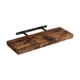 thumbnail image 5 of Estante Flotante De Pared Con Soporte Invisible Para Cocina, Dormitorio, Estilo Rústico, Color Marrón., 5 of 5