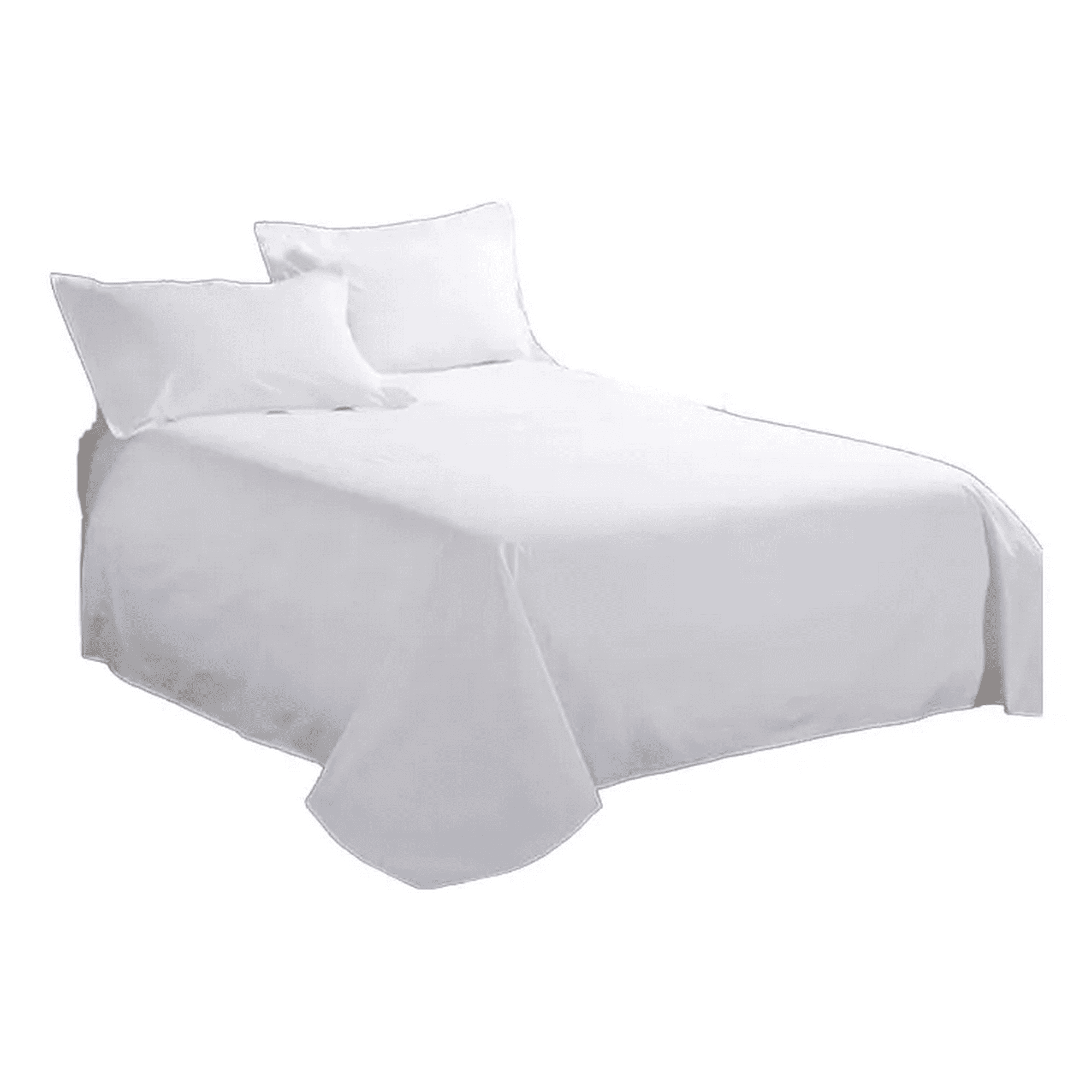 Genérico - Juego Sabanas 200 Hilos Algodon 2 Plazas 4 Piezas