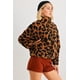 thumbnail image 4 of Chaqueta CC Clothing Leopard Teddy Camel Leopard, 4 of 5