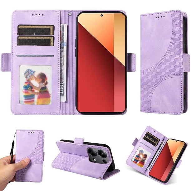Carcasa FOXDOCK Xiaomi Poco M6 Pro 4G de cuero PU, diseño acolchado clásico, protección contra caídas y rayones