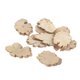 thumbnail image 1 of 10pcs forma de flor trozos de madera trozos de troncos para adornos de boda de navidad, 1 of 5