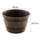 thumbnail image 4 of Macetero De Plastico Canasto Dorado Maceta Balde Negro, 4 of 4