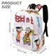 thumbnail image 3 of Ed, Edd y Eddy-theme Backpack, Campus style schoolbag Bookbag with Adjustable Shoulder Straps And Large Zip Compartment, Unisex Travel Bags.42x30x15cm, 3 of 6