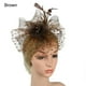 thumbnail image 1 of Elegant Tea Party Fascinator Hat for Women - Feather Mesh Net Veil with Feather Trim - Perfect for Weddings, Halloween Parties, and Special Occasions, 1 of 5