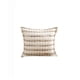 thumbnail image 2 of Pack De 4 Fundas De Cojin 45cmx45cm A Rayas Beige Con Café, 2 of 4