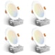 thumbnail image 1 of Luz Empotrada LED Amico 6" 5CCT Regulable 12W 110V Paquete de 4, 1 of 8