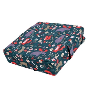 Magideal - Cojín Portátil Para Silla De Comedor, Cojín Para Silla, Asiento Para Silla , Cojín Aumentado, Con Correa Para Bebés Y Niños Verde Animal