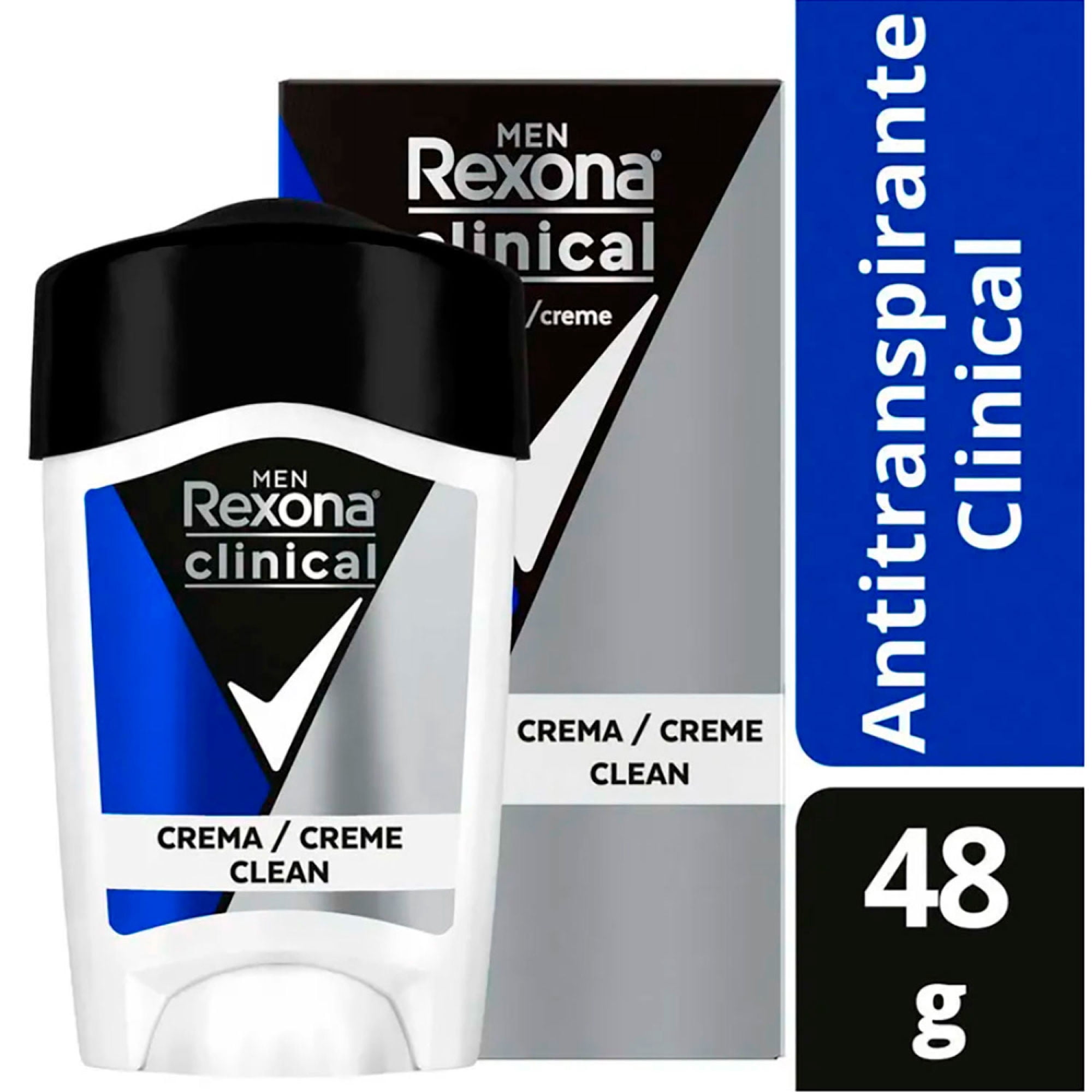 Desodorante Crema Rexona Men Clinical Clean Hombre