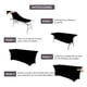 thumbnail image 5 of Tela Spandex 180x75cm Funda De Mantel Para Mesa Eventos, 5 of 5