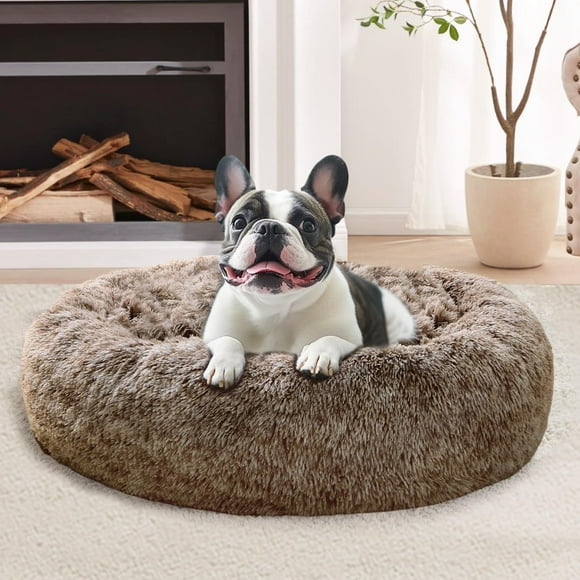 Cama para perros JOLLYVOGUE, pequeña, relajante y ansiolítica, abrazador de rosquillas