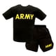 thumbnail image 1 of Conjunto de camisa/pantalones cortos Trooper Clothing Army PT de 2 piezas para niños, estilo 201 neg, 1 of 2