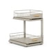 thumbnail image 1 of Organizador 2 Niveles Cajones Deslizantes Cocina Baño Despensa Gris, 1 of 6