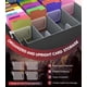 thumbnail image 4 of Caja de almacenamiento de tarjetas coleccionables MoKo 3000+ MTG con separadores, negro y gris, 4 of 8