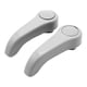 thumbnail image 2 of 7701470827 Palanca De Ajuste Del Asiento Para Renault Clio II Accesorios Gris, 2 of 5