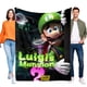 thumbnail image 1 of Luigi's Mansion anti-pilling, suave, ligera, esponjosa y acogedora de lujo para hogar y cocina – Perfecta para niños y adultos, 100 x 150 cm, 1 of 6