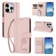 thumbnail image 2 of Funda Cartera Trébol para iPhone 16 Pro Max con Ranuras Tarjetas y Carga Inalámbrica Rosa, 2 of 6