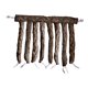 thumbnail image 3 of Rizadores De Pelo Suaves Sin Calor Que Rizan Ocho Garras Para Dormir Durante La Noche, Marrón, 3 of 5