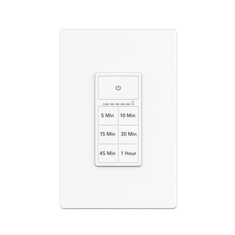 Interruptor Temporizador De Cuenta Regresiva Bn-Link Para Ventiladores Y Luces De Baño