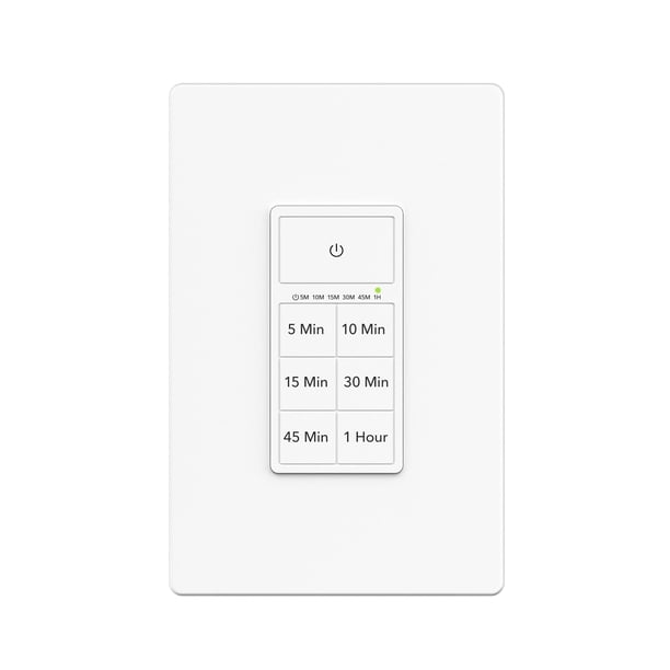 Interruptor temporizador de cuenta regresiva BN-LINK para ventiladores y luces de baño