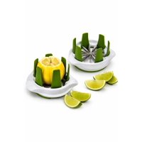 Genérico - Cortador De Limones Y Citricos Profesional Rebanador 8 Porciones