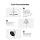 thumbnail image 3 of Ventilador PELONIS de Pedestal 7" Circulador de Aire 3 Velocidades Oscilante, 3 of 8