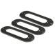 thumbnail image 5 of Anillo de montaje del bastidor de recogida de bobina simple de 3 piezas para partes de guitarra negra, 5 of 5