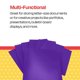 thumbnail image 5 of Folder escolar School Smart de polipropileno con 2 bolsillos, morado, paquete de 25, 5 of 9