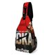 thumbnail image 1 of El Día del Chacal Riñonera Bandolera con Estampado Integral para Hombres y Mujeres, Bolso Cruzado Gráfico de Tendencia, Mochila de Hombro Streetwear para Ciclismo y Deportes, Riñonera Versátil Casual, 1 of 6