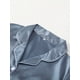 thumbnail image 3 of 3 Sets Satin Pajama Set, Short Sleeve Lapel Top & Bow Shorts, Women's Sleepwear & Loungewear, 3 of 3