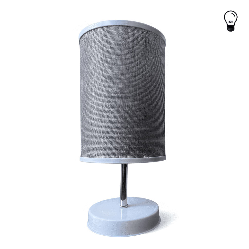 Genérica - Lámpara Velador Mesa Decoración Dormitorio Escritorio Living Minimalista Interior E27