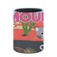 thumbnail image 3 of Mouk-theme Cylinder Pen Holder Pencil Organizer with Flannel Lining PVC Leather Material Cardboard Base for study work 10*8CM, 3 of 6