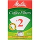 thumbnail image 1 of Filtros de café Melitta #2 cónicos blancos, 100 unidades, 1 of 9