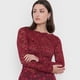 thumbnail image 3 of Polera Mujer Burdeo Encaje Corona, 3 of 5