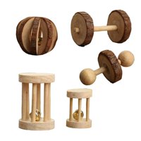 Magideal - De 5 Piezas/10 Piezas De Juguetes Para Masticar Hámster, De Rodillos, Chinchilla, Jerbos, Ardillas, Roedores, Juguetes , Sumini , A A