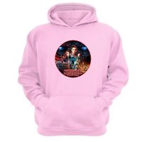 Genérico - Polerón Canguro Stranger Things Rosa Talla M Unisex