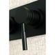 thumbnail image 2 of Grifo Kingston Brass Concord KS8110DL de montaje en pared, negro mate, 2 of 5