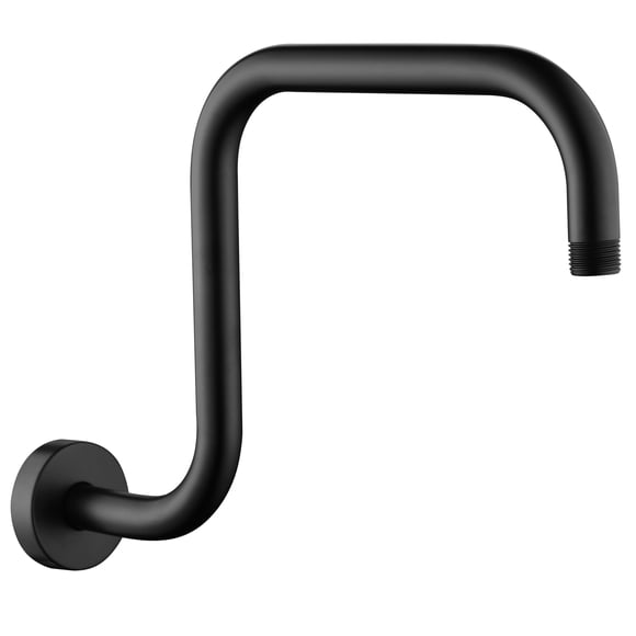 Brazo de extensión para cabezal de ducha Bright Showers S, cuello de cisne, 33 cm