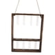 thumbnail image 3 of Jarrón Colgante De Cristal De 2 Niveles, Adorno De 8 Tubos Con Soporte De Madera Para Jardín, 3 of 5