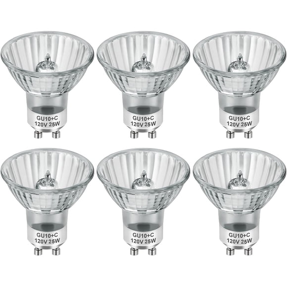 Bombillas halógenas SerbiOn GU10 25 W 120 V para calentador de velas