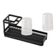 thumbnail image 3 of Soporte Para Cepillo De Dientes De Baño, Antideslizante, Para Encimera, Cepillo De Dientes Eléctrico, Maquillaje, Negro Con Tazas, 3 of 3